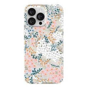 Kate Spade iPhone 15 Pro Case Floral Gems MagSafe Protective Cover Phone Case